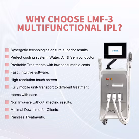 2022 Ice Cool Professional Facial Rejuvenation Beauty 3 in 1 Elight Opt Machine Portable Laser IPL Hair Removal Device